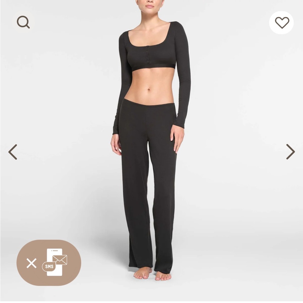 Skims PICOT STRAIGHT LEG PANT